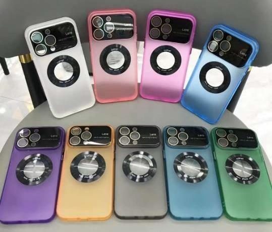 Estuche de lujo aro transparente para iPhone