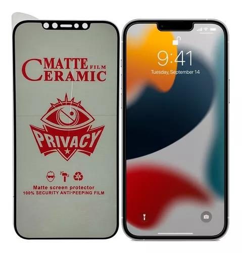 Protector cerámico antiespía para iPhone